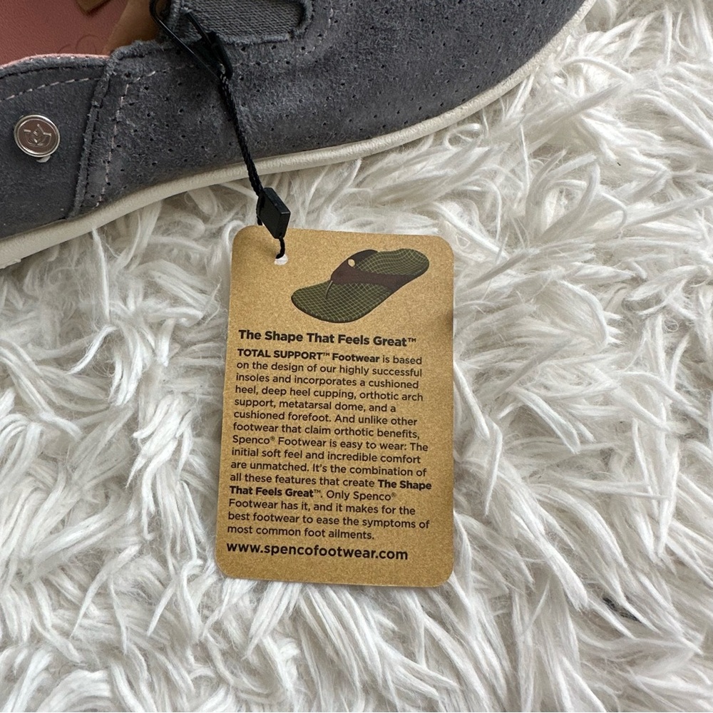 Spenco Womens Siesta Slip On Sneaker Gray New In Box Size 6.5 Wide - Picture 4 of 8